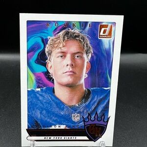 2025 Panini Donruss Jaxon Dart RC Gridiron Kings Rookie Insert Card #RGK-JDT